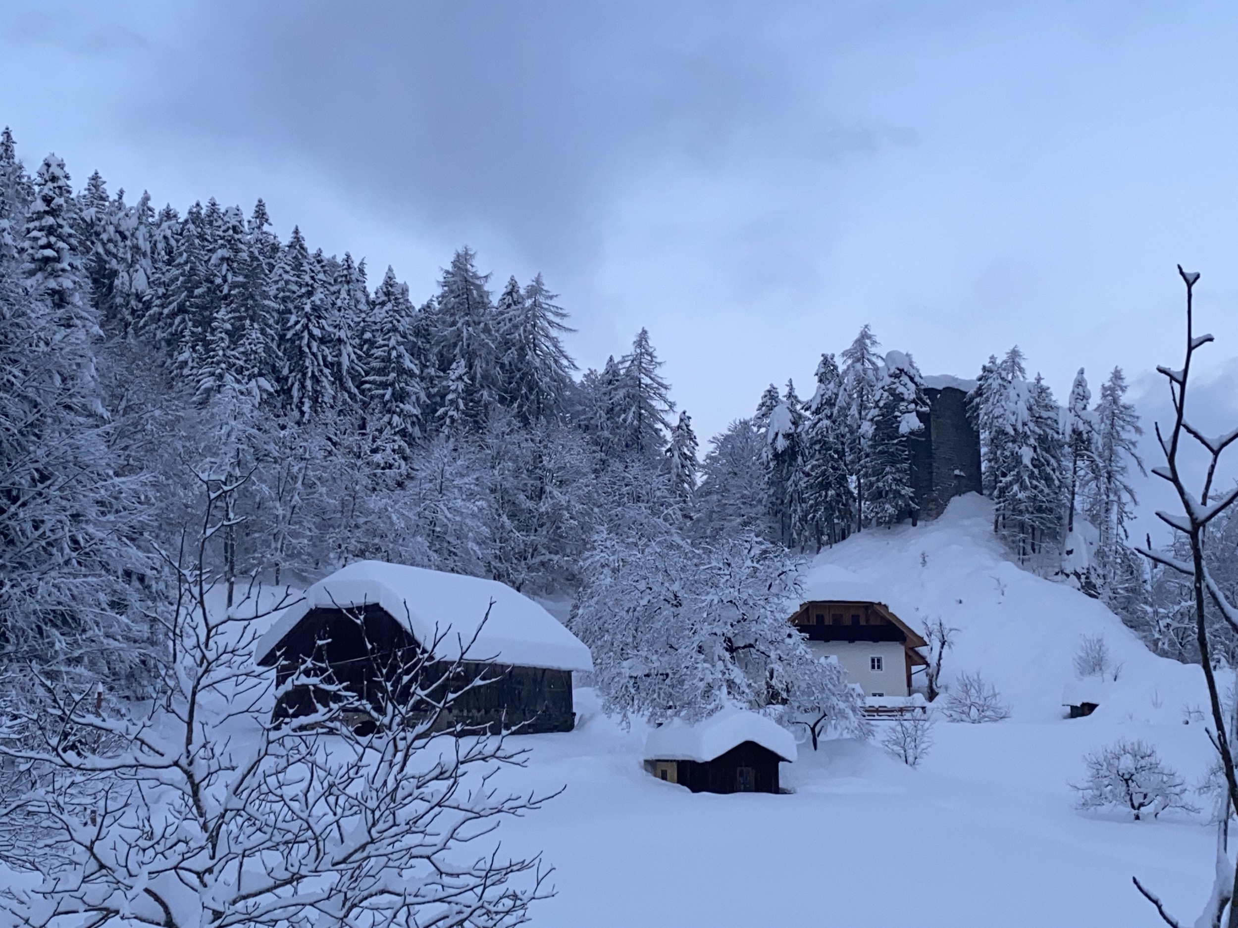 Aussen Winter Totale