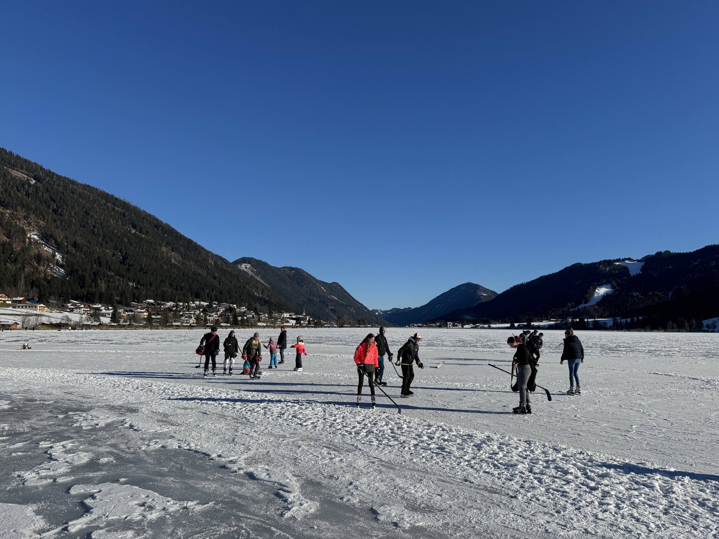 Gegend Weissensee Winter